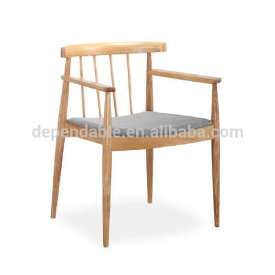 new high quality model wooden restaurant dining armchairs