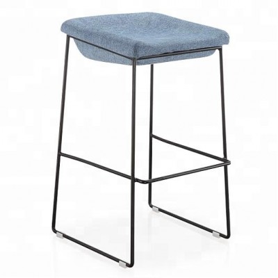 Commercial restaurant hotel bar club furniture metal frame kitchen counter bar stool