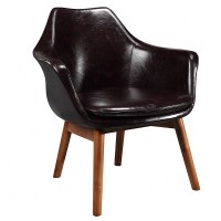 Modern wholesale hotel cafe furniture wooden americana armchair